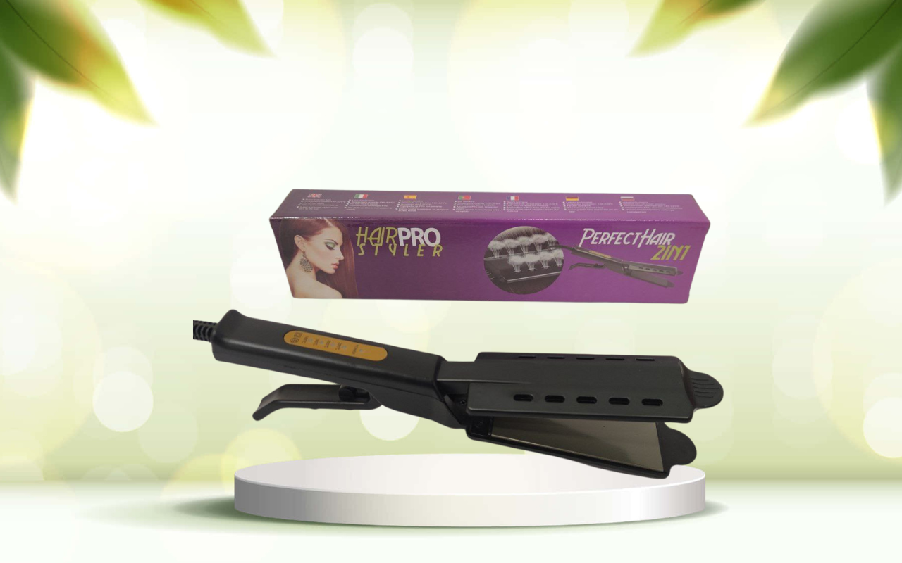 Scopri la piastra 2 in 1 Hair Pro Style: asciuga e stira i capelli in pochi minuti